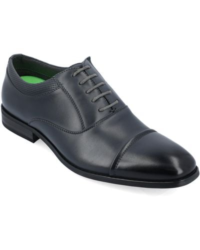 Vance Co. Bradley Wide Width Oxford Dress Shoe - Black