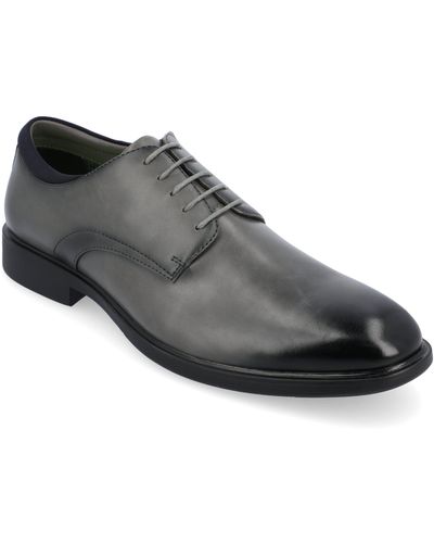 Vance Co. Kimball Plain Toe Dress Shoe - Black