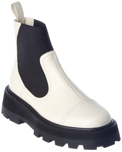 Jimmy Choo Clayton Leather Boot - White
