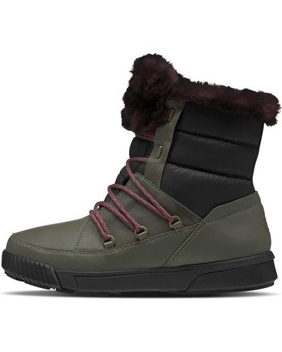 The North Face Sierra Luxe Nf0a5lwb9y4 Black Snow Boots 9.5 Cat90