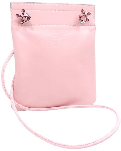 Hermès Aline Leather Shoulder Bag (pre-owned) - Pink