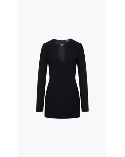 Barbara Bui Fitted Crepe Tunic In Black