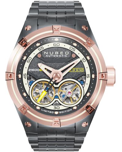 Nubeo Galileo 49mm Automatic Watch - Gray