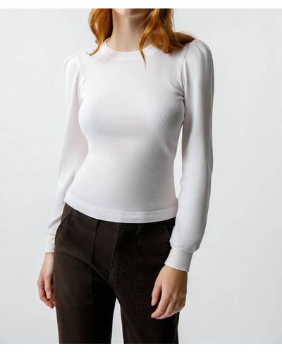 AMO Girly Thermal Top - White