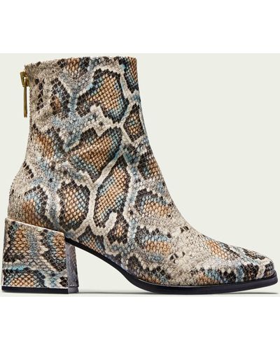 Scotch & Soda Florence - Faux Snakeskin Boots - Multicolor