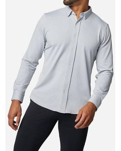 Rhone Commuter Shirt-slim Fit - Gray