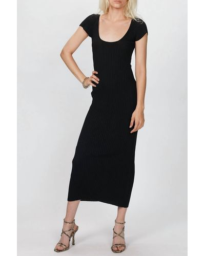 Bec & Bridge Millie Knit Midi Dress - Black
