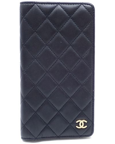 Chanel Leather Wallet (pre-owned) - Blue