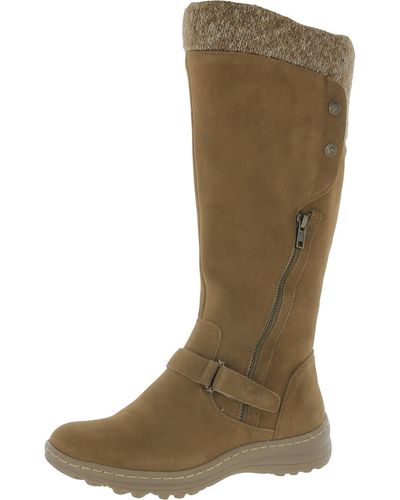 Naturalizer Annie Suede Tall Knee-high Boots - Green