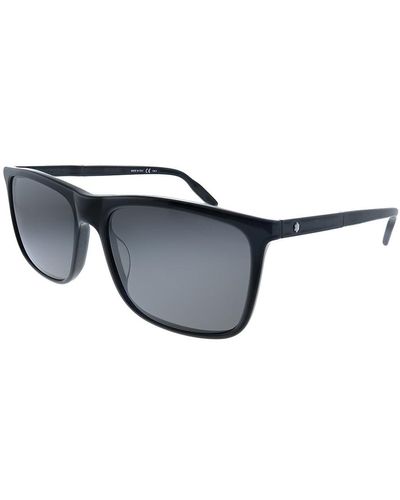 Montblanc Montblanc Mb 0116s 001 Rectangle Sunglasses - Black
