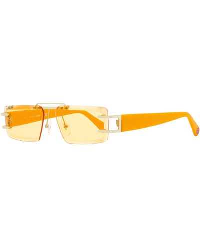 Guess J Balvin Sunglasses Gu8204 32e Orange 57mm - Yellow