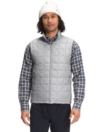 The North Face Thermoball Eco 2.0 Nf0a5gloa91 Vest Men Meld Gray Full Zip Clo364