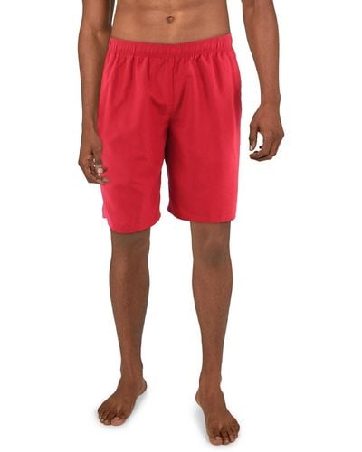 Nike Volley Short Pockets Swim Trunks - Red