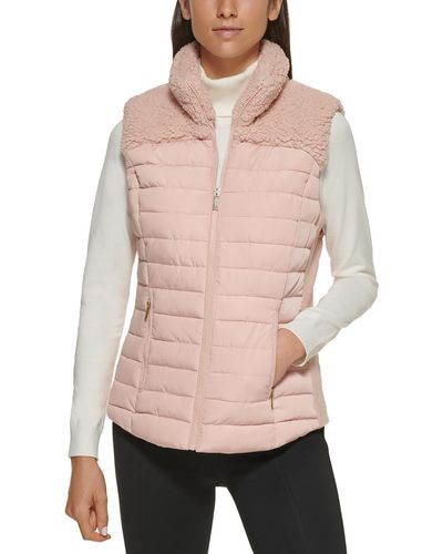 Calvin Klein Puffer Quilted Vest - Pink