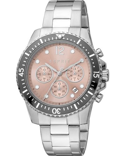 Esprit Es1g373m0055 Hudson 42mm Quartz Watch - Gray