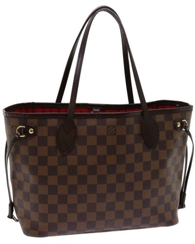 Louis Vuitton Neverfull Pm Canvas Tote Bag (pre-owned) - Brown