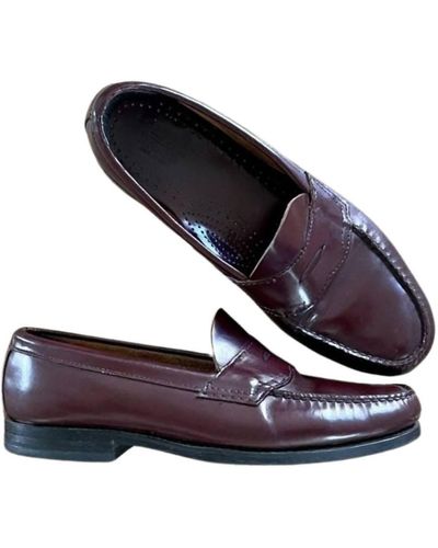 G.H. Bass & Co. Weejuns Penny Loafer - D/medium Width In Burgundy - White