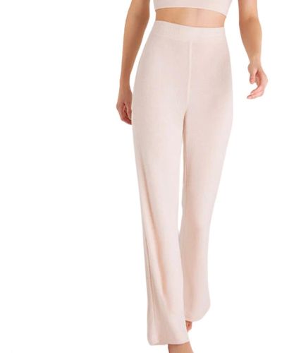 Z Supply Show Me Some Flare Rib Pant - Pink