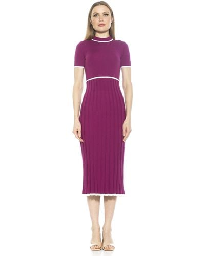 Alexia Admor Gillian Dress - Purple