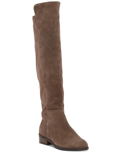 Lucky Brand Calypso Suede Tall Over-the-knee Boots - Brown