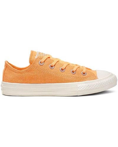 Converse Chuck Taylor All Star Ox Washed Out Low Top Sneakers - Orange
