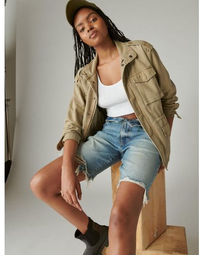 Lucky brand cheap military jacket
