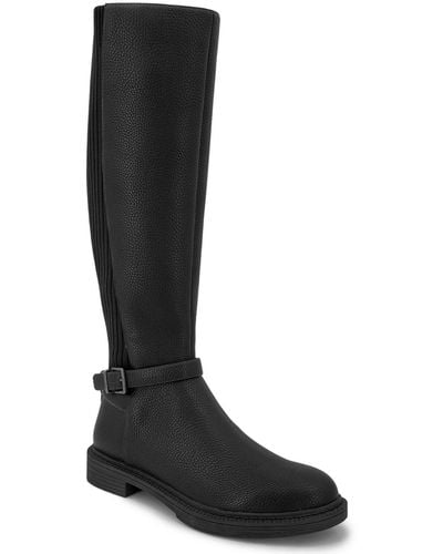 Kenneth Cole Winona Faux Leather Tall Knee-high Boots - Black