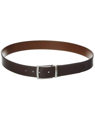 Ted Baker Breemer Reversible Leather Belt - Brown