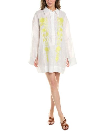 Cynthia Rowley Scalea Embroidered Dress - White