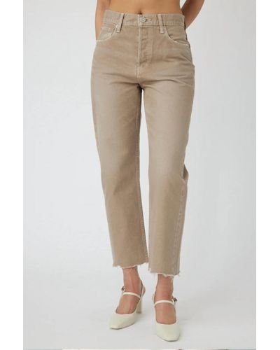 Moussy Herminie Wide Straight Jean - Natural
