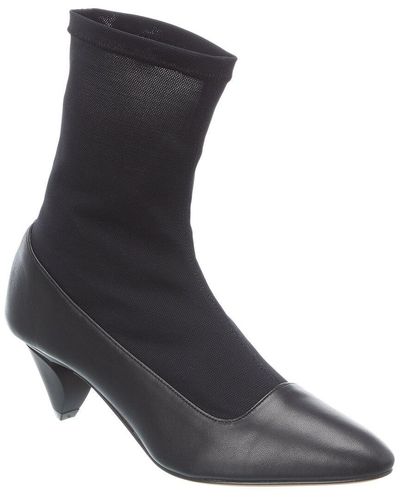 Gray Matters Annastar Leather & Mesh Boot - Black