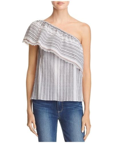Bailey 44 Striped Layered Pullover Top - Blue