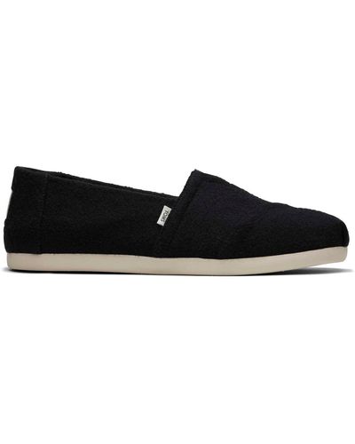TOMS Alparagata Slip-on Casual Loafers - Black