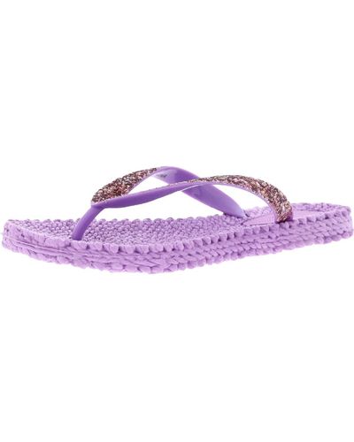 Ilse Jacobsen Cheerful 12 Glitter Thong Flip-flops - Purple