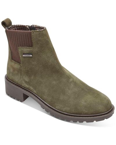 Rockport Ryleigh Gore Leather Ortholite Chelsea Boots - Brown