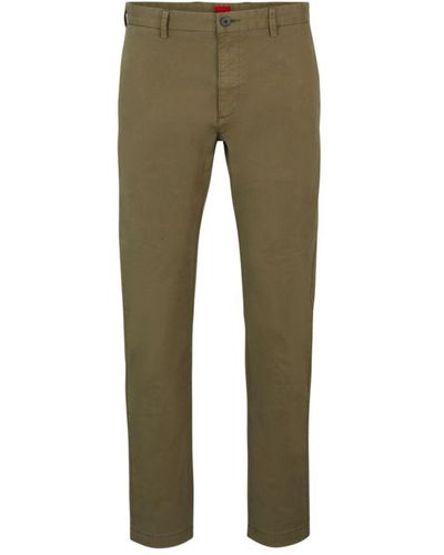 HUGO Slim-fit Pants - Green