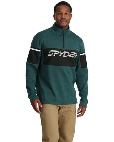 Spyder Speed Fleece Half Zip - Cypress Green