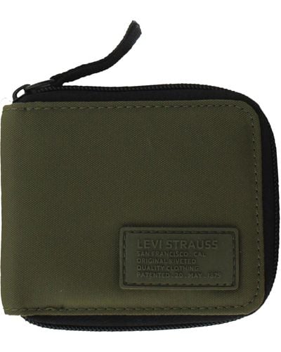 Levi's Fallon Rfid Zip Around Card Case - Green