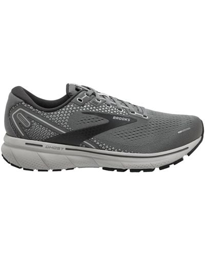 Brooks Ghost 14 Lace-up Running Sneakers 110369 - Gray