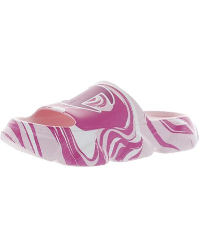 Champion Meloso Squish Logo Swirl Pool Slides - Pink