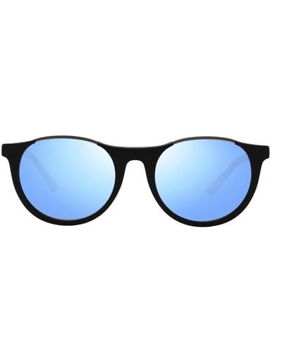 Revo Laguna Round Polarized Sunglasses - Black
