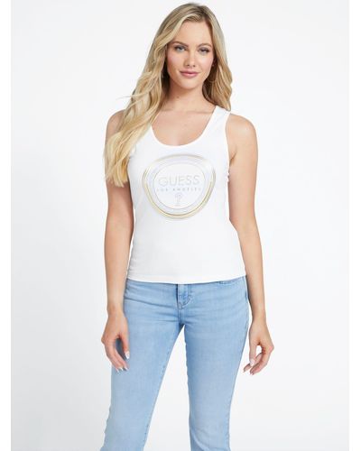 Guess Factory Francine Tank - Blue