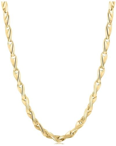 Pompeii3 Solid 22" Chain Necklace 50.9 Grams 4mm Thick - Metallic