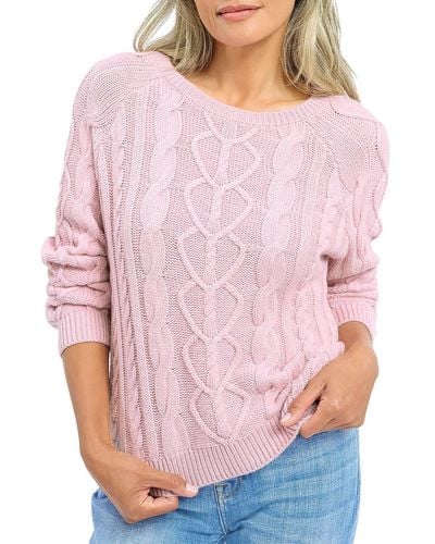 Splendid Wool Cashmere Pullover Sweater - Pink