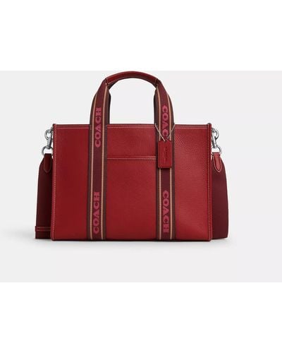 COACH Smith Tote | Leather - Red