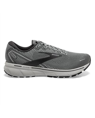 Brooks Ghost 14 Running Shoes - Medium Width In Grey/alloy/oyster - Gray