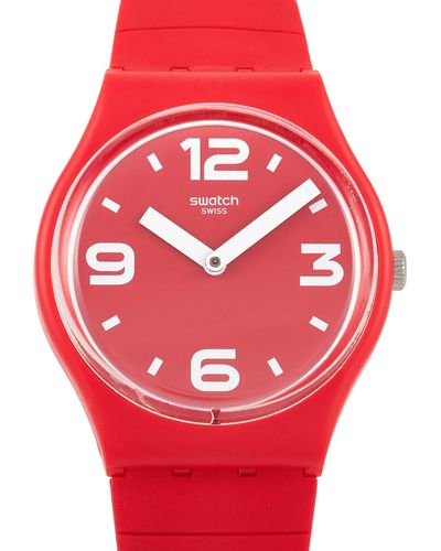 Swatch Color Studio Chili Red Watch Gr173a