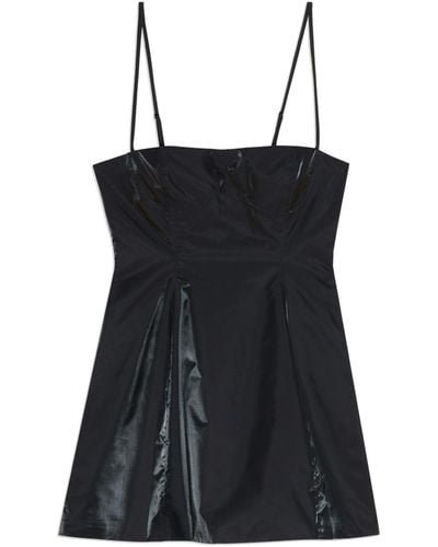 Danielle Bernstein Juniors Party Mini Fit & Flare Dress - Black