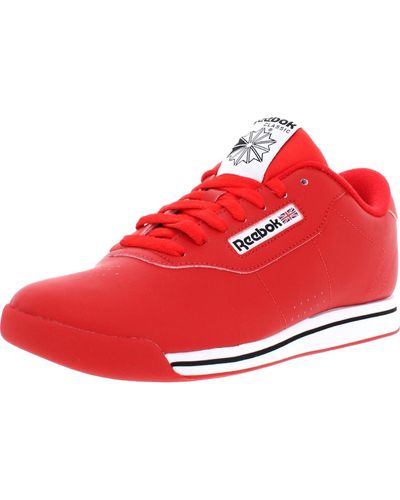 Reebok Princess Fashion Low-top Athletic Shoes - Red