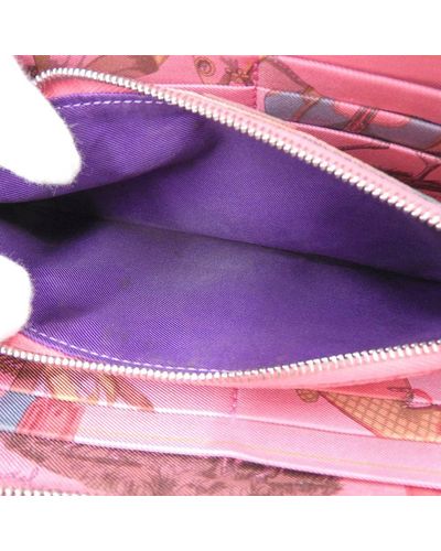 Hermès Silk'in Leather Wallet (pre-owned) - Purple
